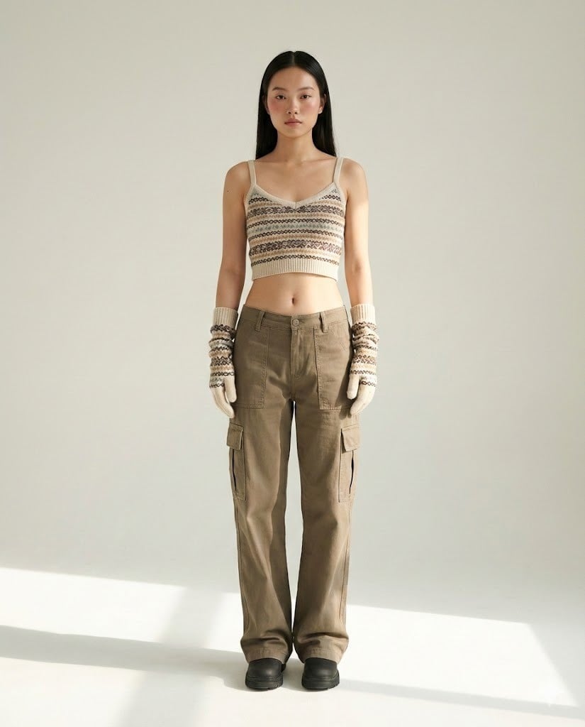 Bản phối năng động cùng áo phông và quần jeans