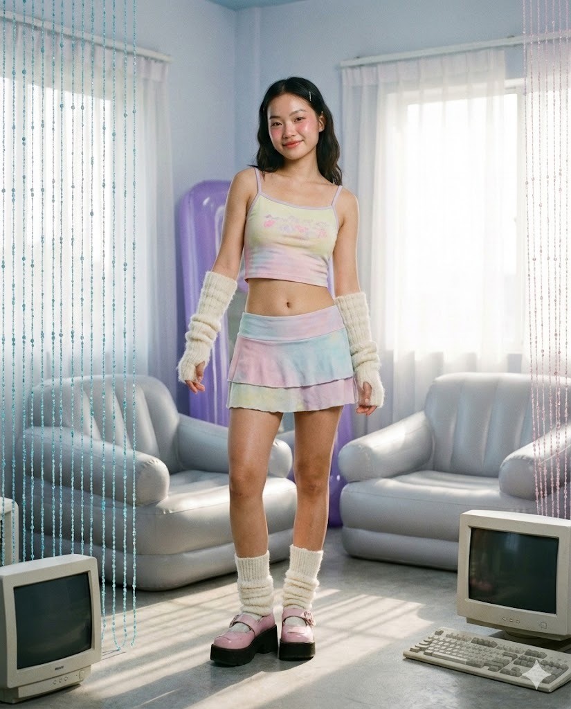 Ngọt ngào và phá cách cùng váy đầm