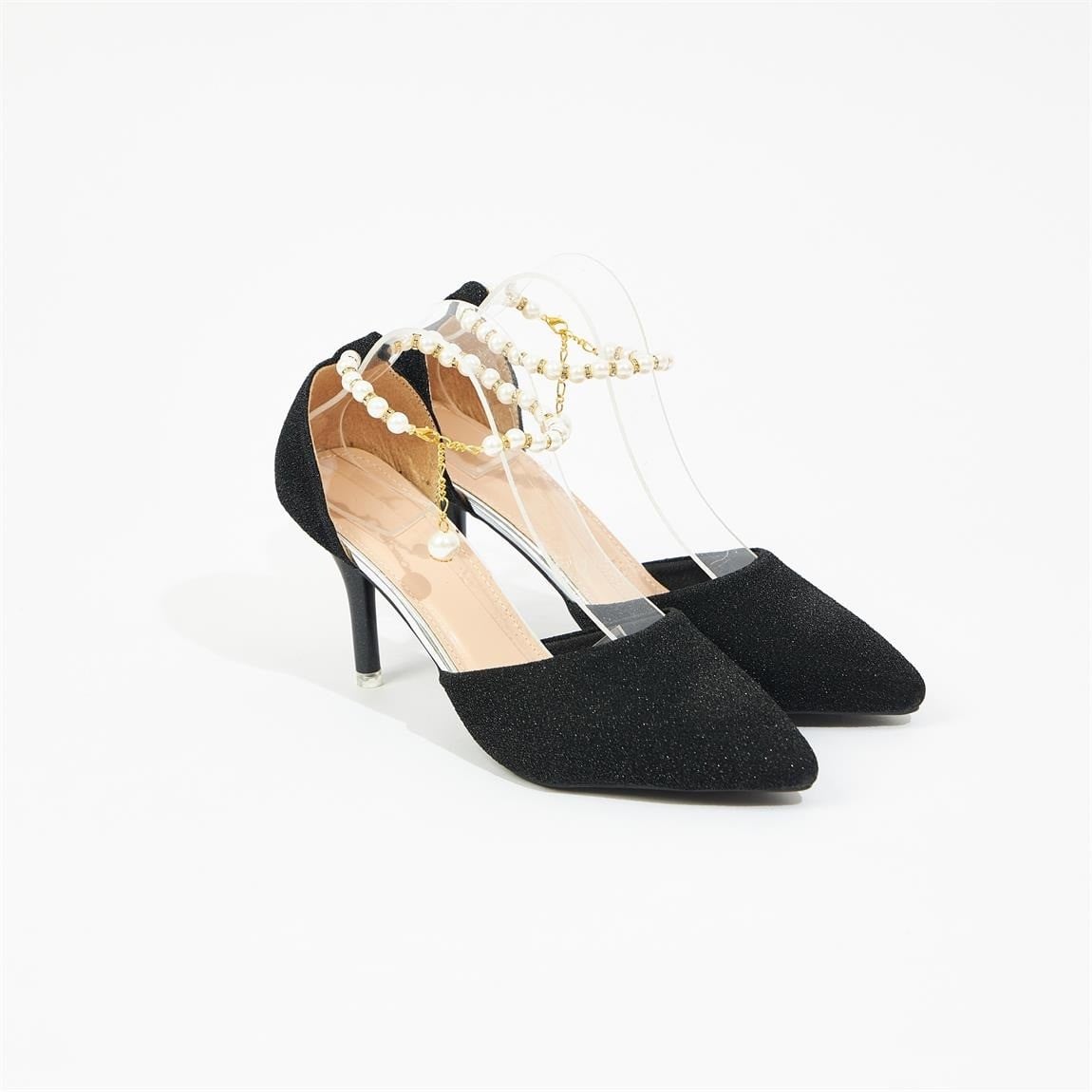 Giày Cao Gót 5cm Đính Đá/Ngọc Trai