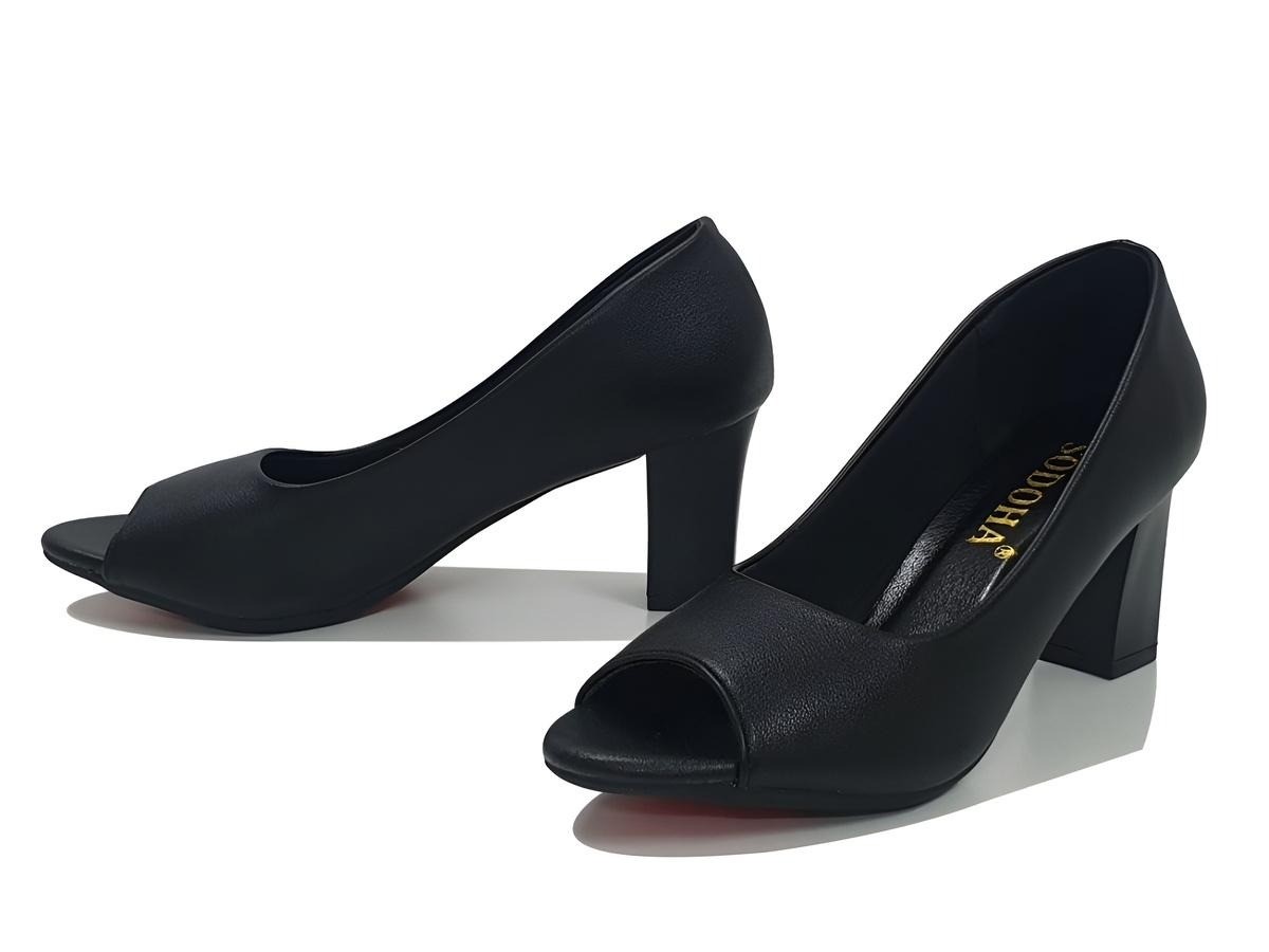 Giày Cao Gót 5cm Hở Mũi (Peep-toe)