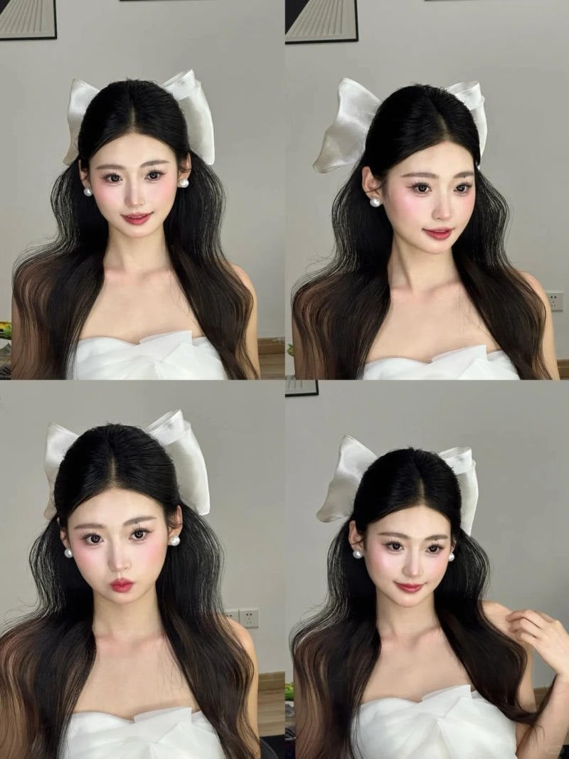 cách búi tóc không bị già