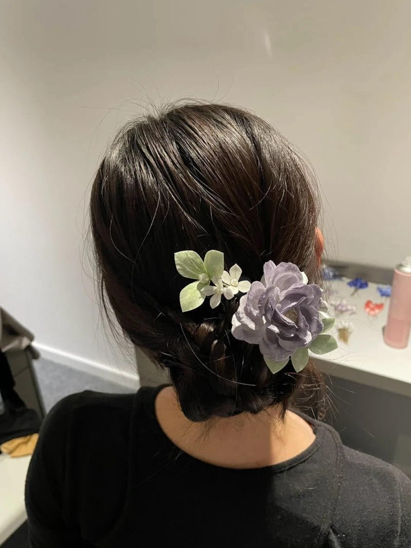 cách búi tóc không bị già