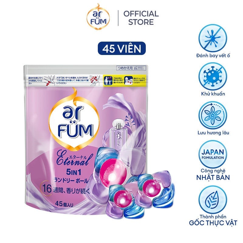 Viên giặt Ar Fūm (Thanh Diệu) – Đỉnh cao lưu hương nước hoa