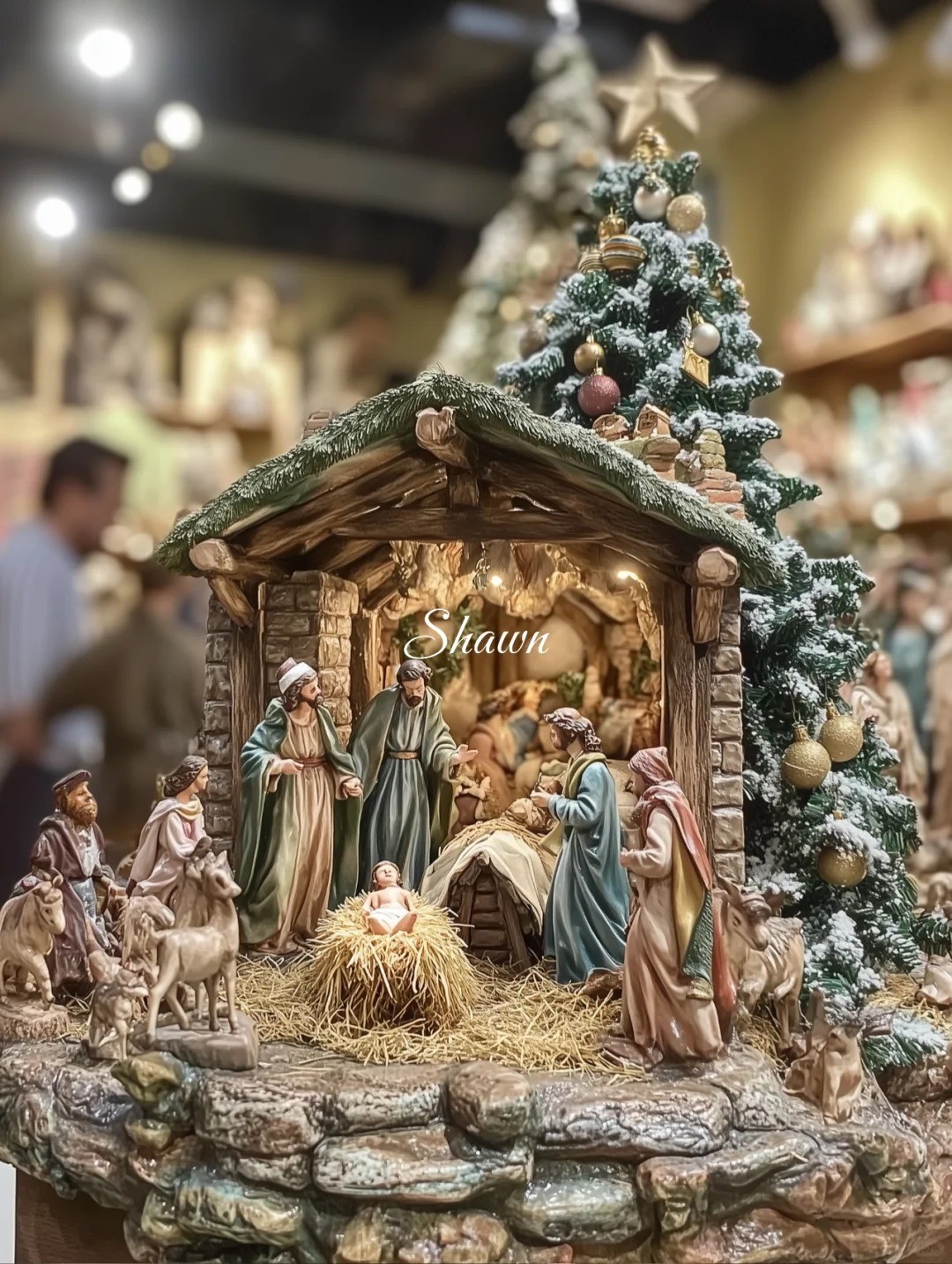 những mẫu hang đá giáng sinh đẹp