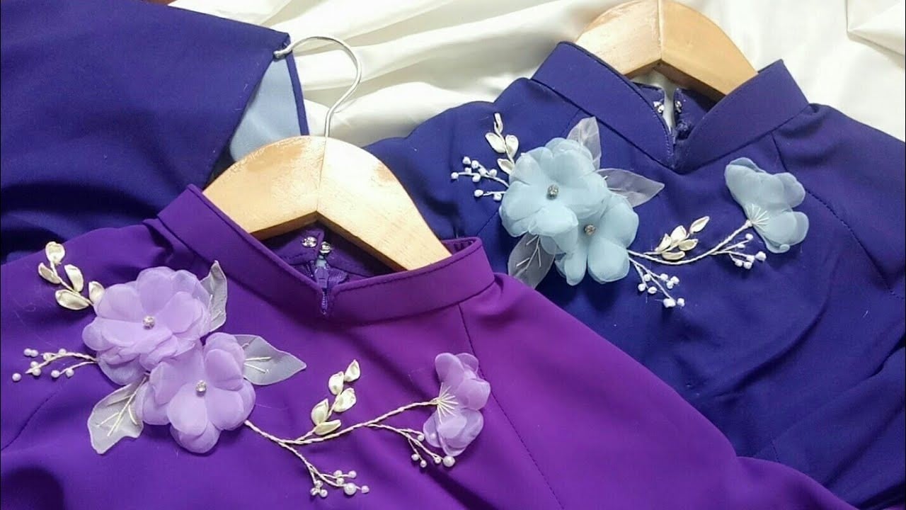 Hướng dẫn cách đính hoa theo từng loại (kim băng, nam châm, may tay)