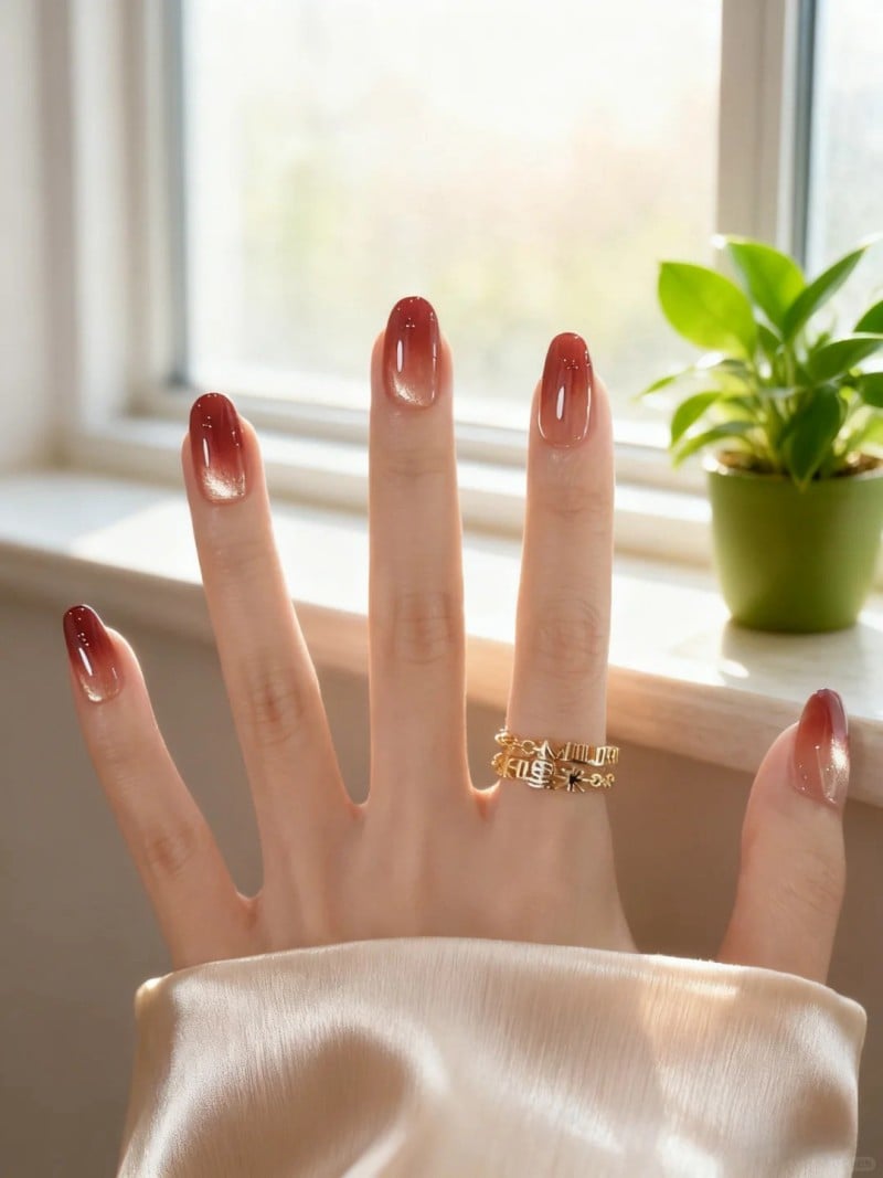 màu hỏa sơn móng tay màu gì