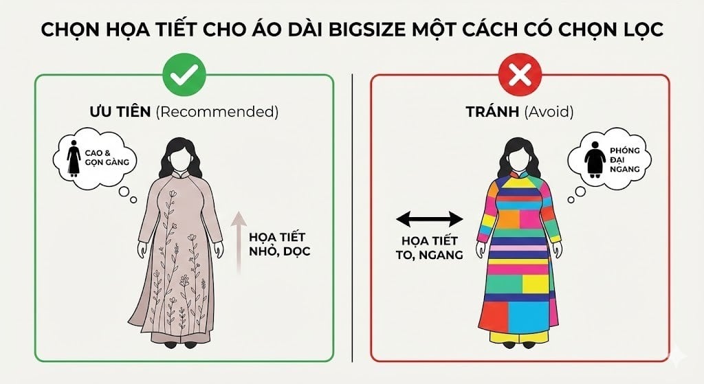 Chọn họa tiết một cách có chọn lọc