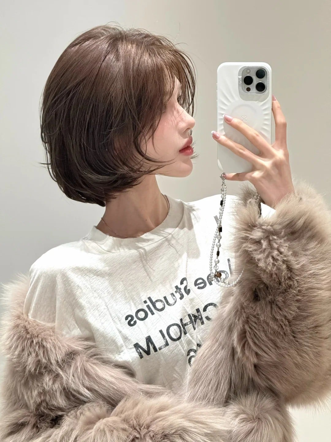 tóc ngắn đuôi bằng