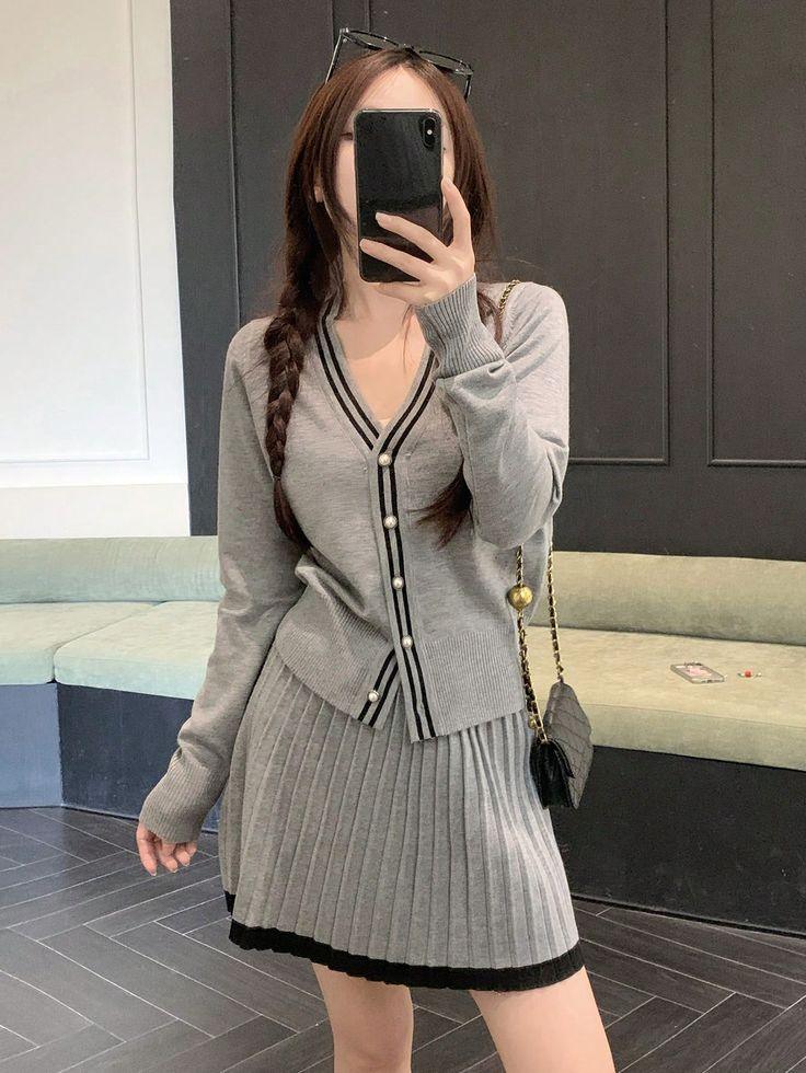 phối đồ với chân váy tennis