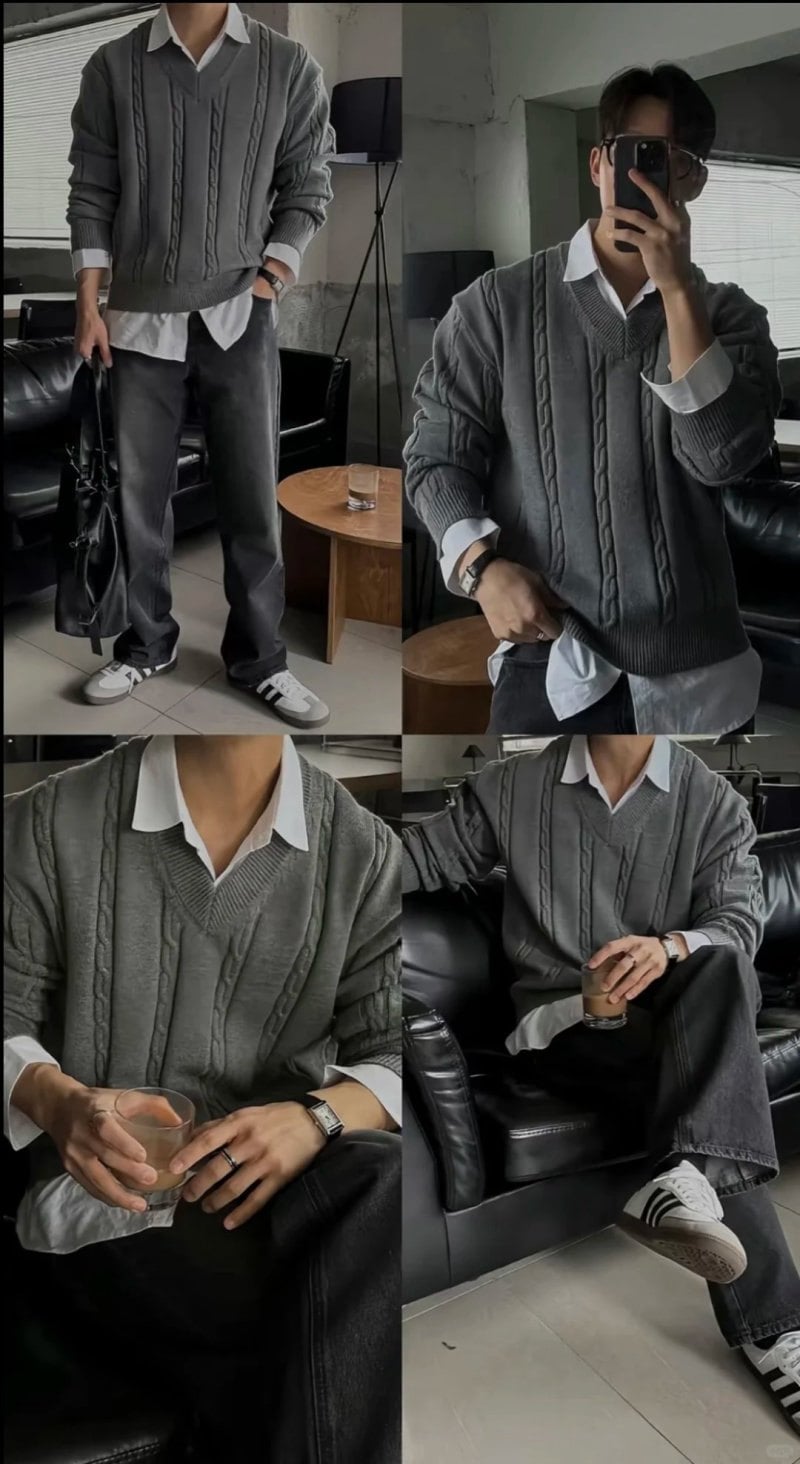 phối đồ cho nam mập