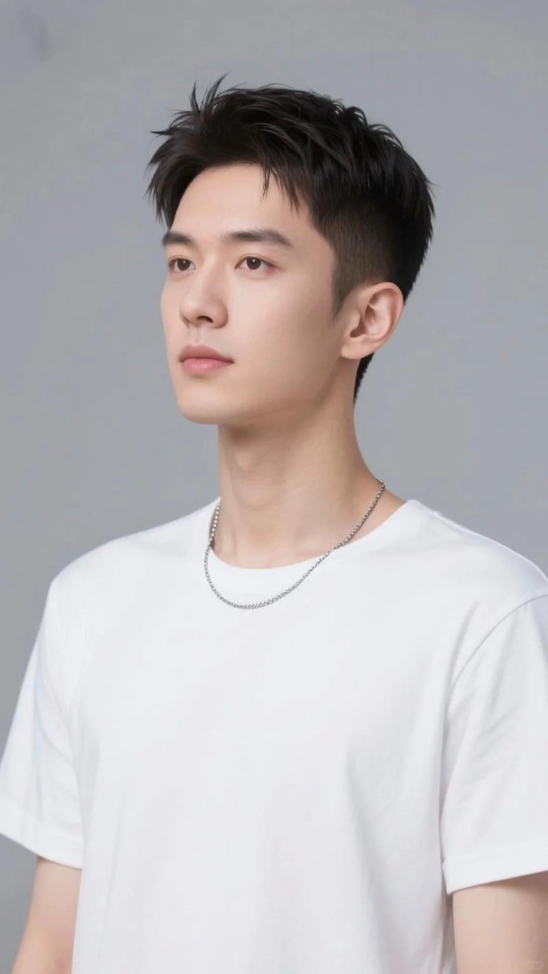 kiểu tóc cho mặt dài nam