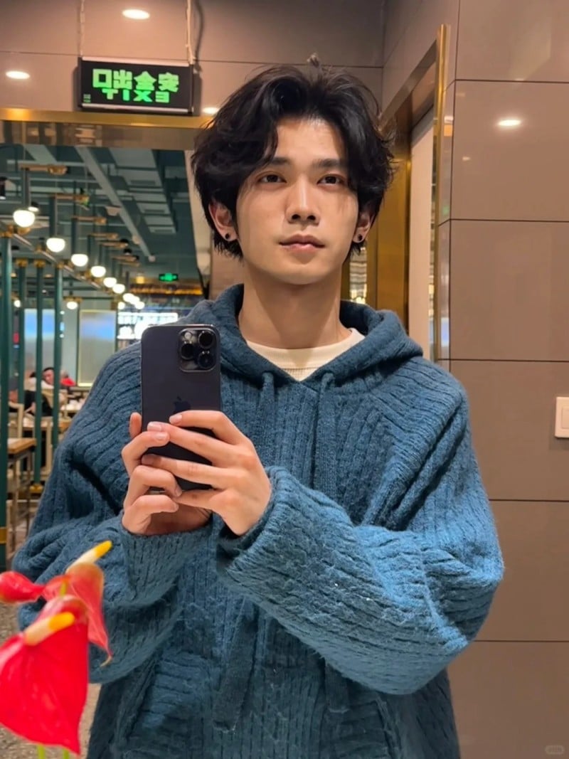 kiểu tóc cho mặt dài nam