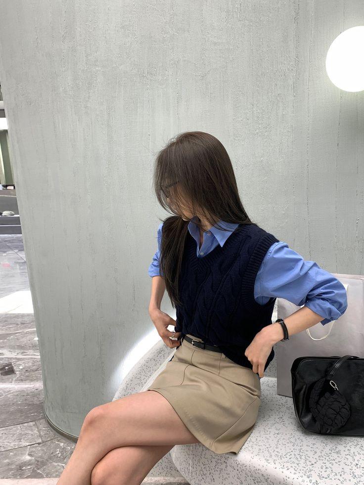 phối đồ với chân váy chữ a