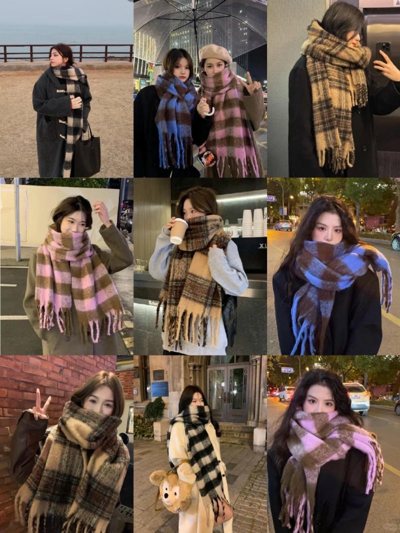 Top 99+ mẫu khăn len mùa đông xinh mê cho nàng từ Cardina