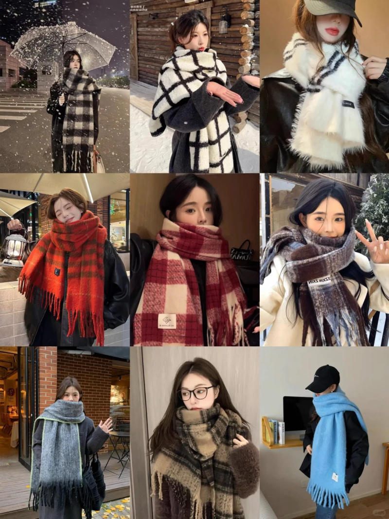 Top 99+ mẫu khăn len mùa đông xinh mê cho nàng từ Cardina