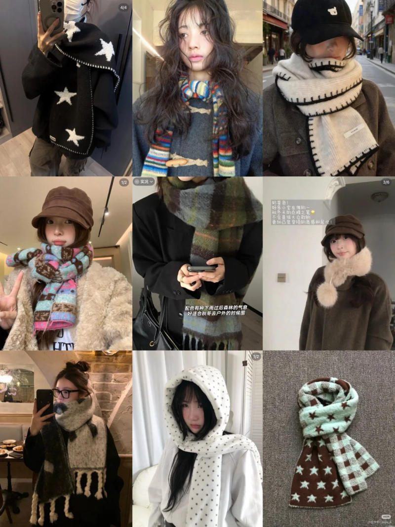 Top 99+ mẫu khăn len mùa đông xinh mê cho nàng từ Cardina