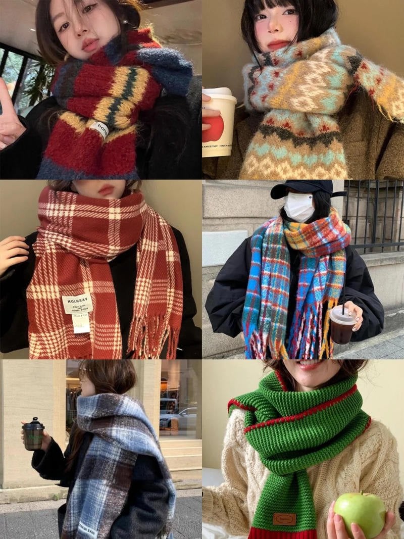 Top 99+ mẫu khăn len mùa đông xinh mê cho nàng từ Cardina