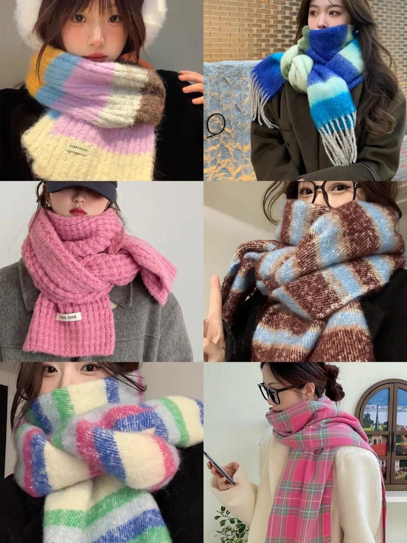 Top 99+ mẫu khăn len mùa đông xinh mê cho nàng từ Cardina