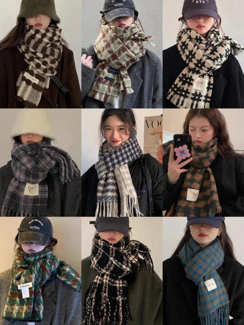 Top 99+ mẫu khăn len mùa đông xinh mê cho nàng từ Cardina