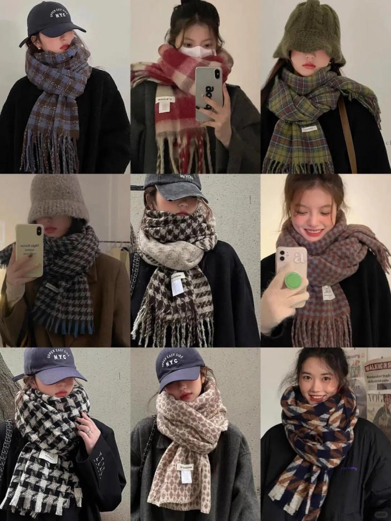 Top 99+ mẫu khăn len mùa đông xinh mê cho nàng từ Cardina