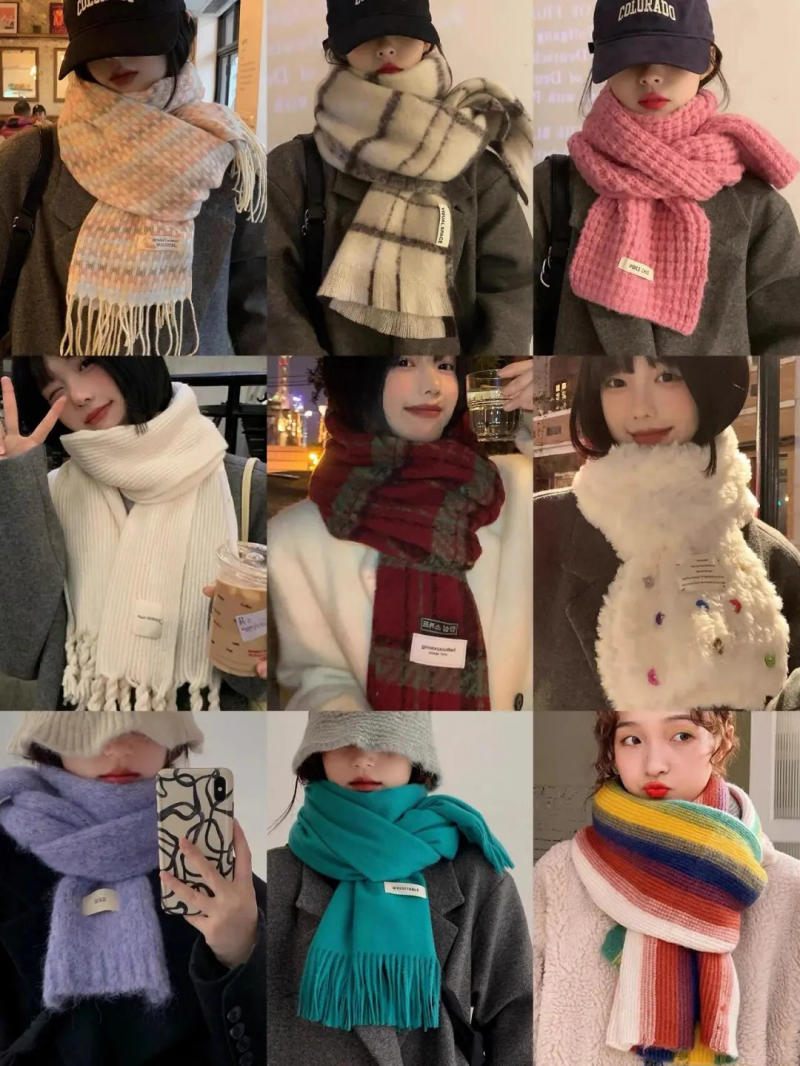 Top 99+ mẫu khăn len mùa đông xinh mê cho nàng từ Cardina