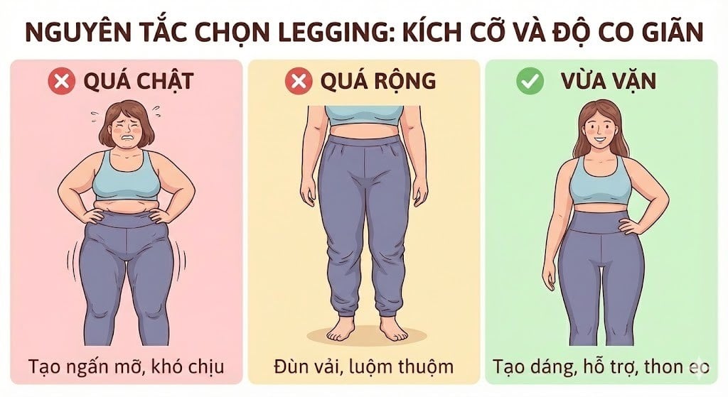 Kích cỡ và độ co giãn