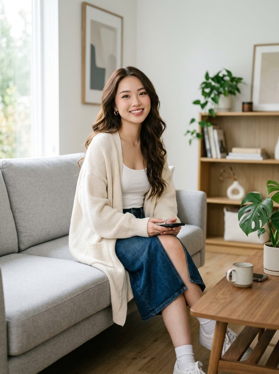 Nohu90 là website chính thức của nhà cái NOHU Cardigan dáng dài