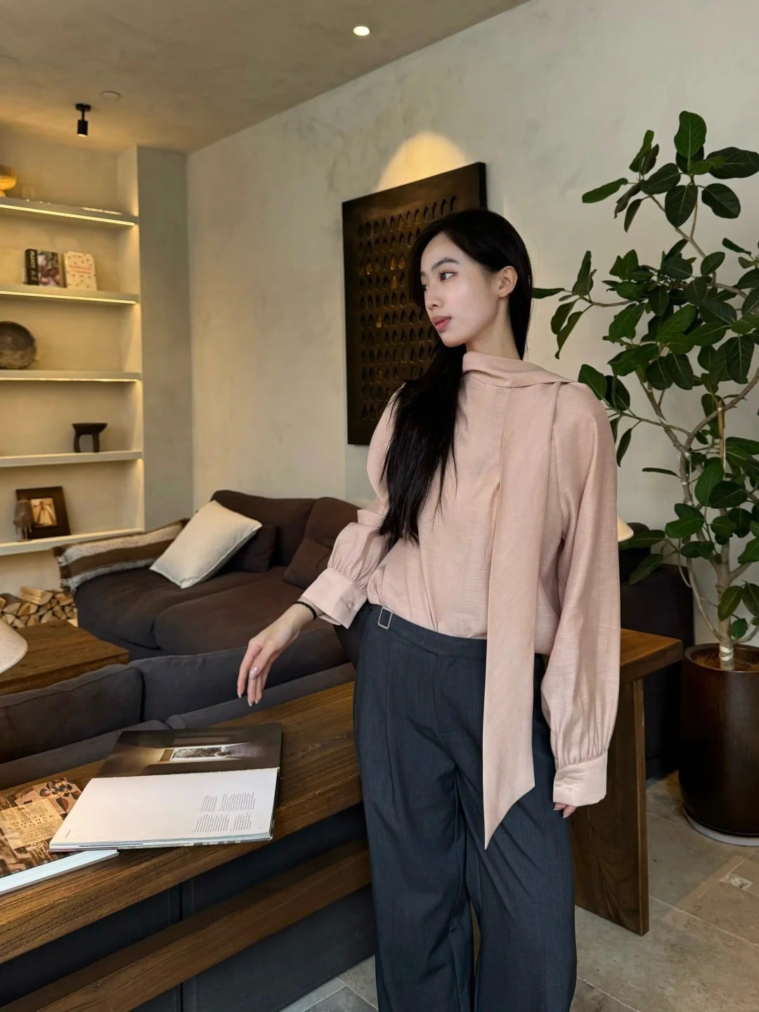 kiểu áo voan đẹp trẻ trung