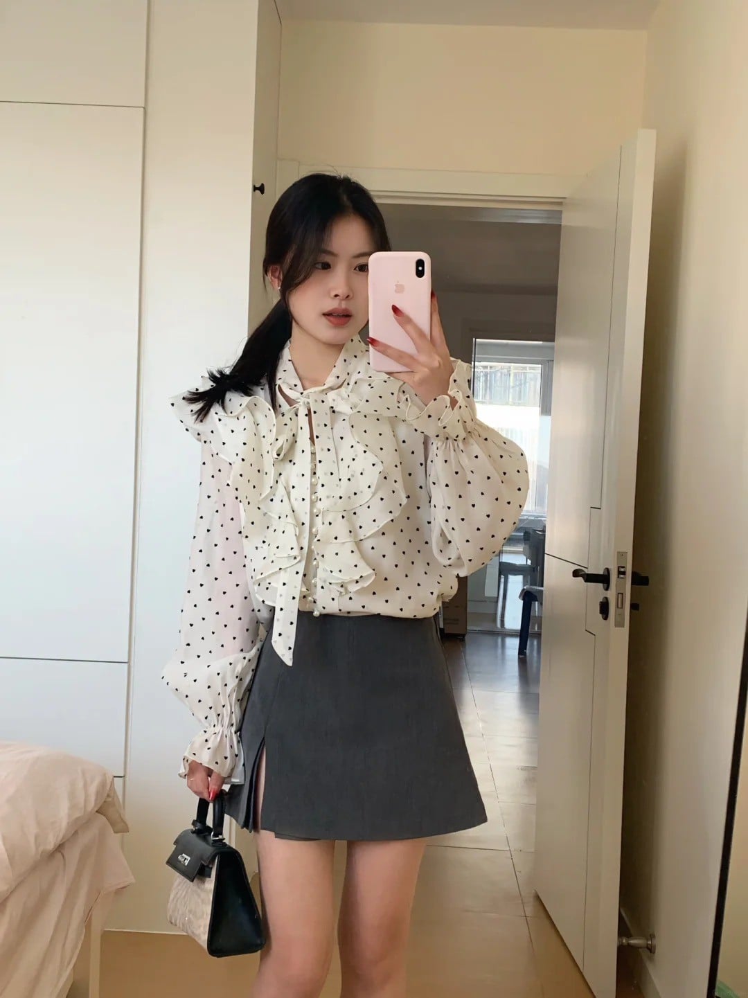 kiểu áo voan đẹp trẻ trung