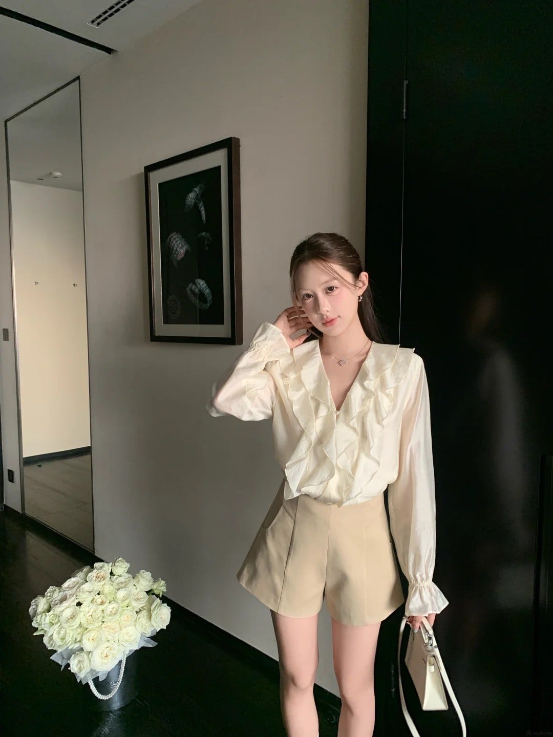 kiểu áo voan đẹp trẻ trung