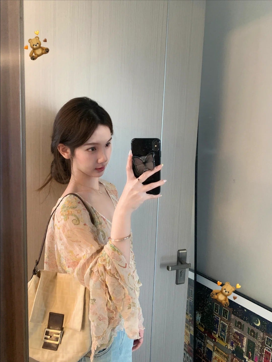 kiểu áo voan đẹp trẻ trung