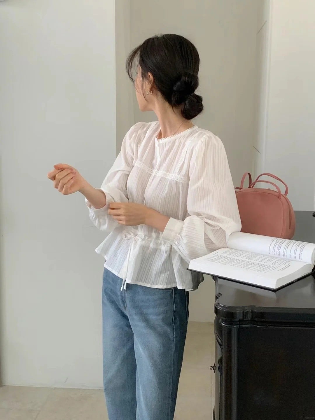 kiểu áo voan đẹp trẻ trung