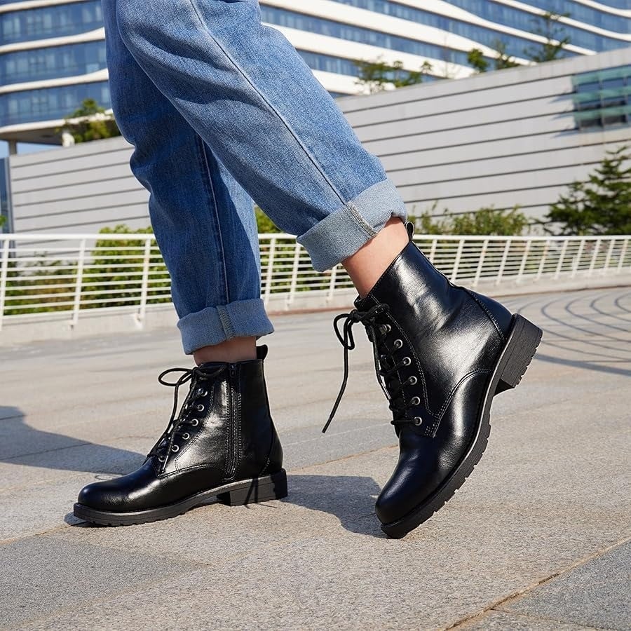 Lace-Up Boots