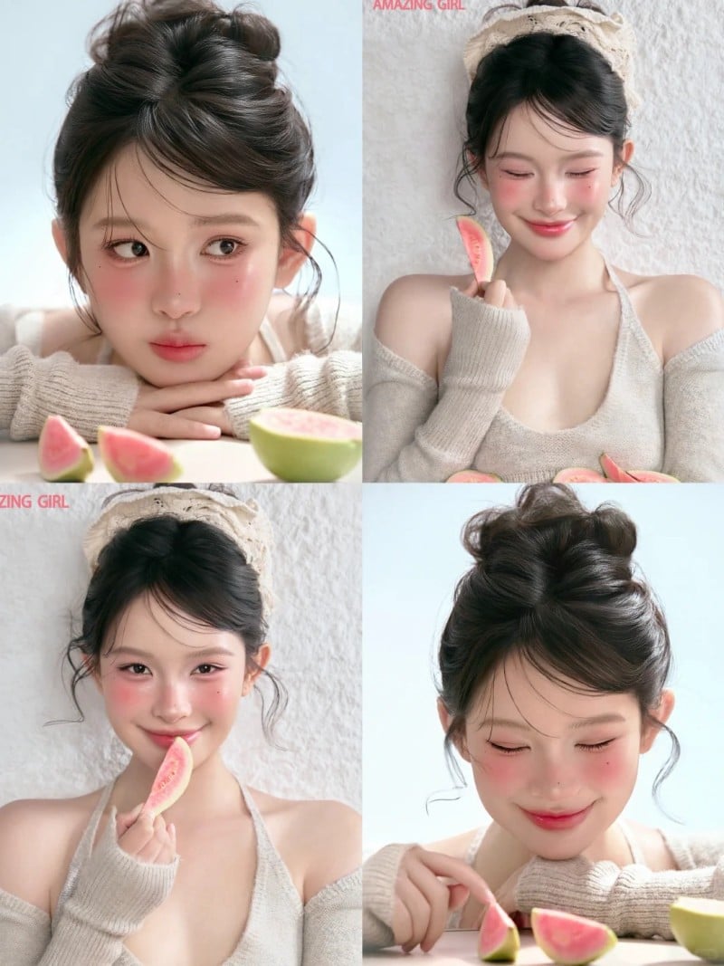 make up tone ổi hồng