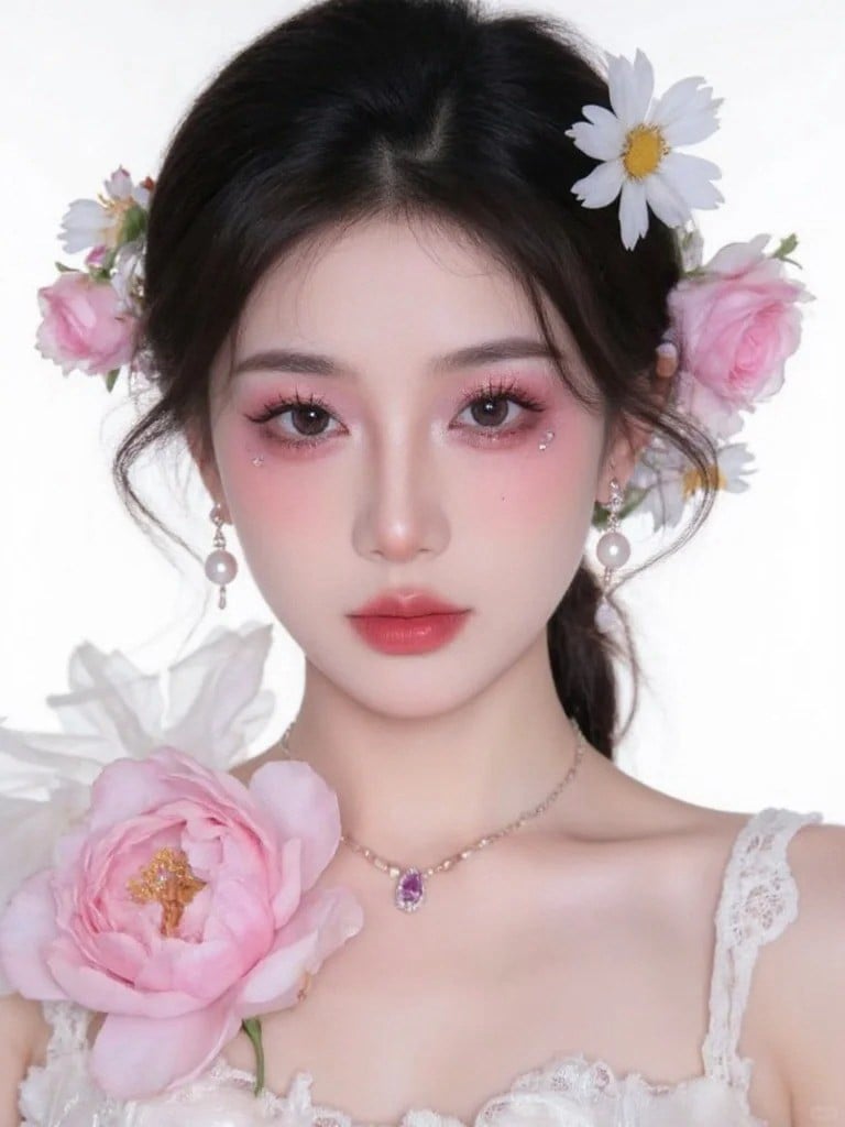 makeup tone hồng