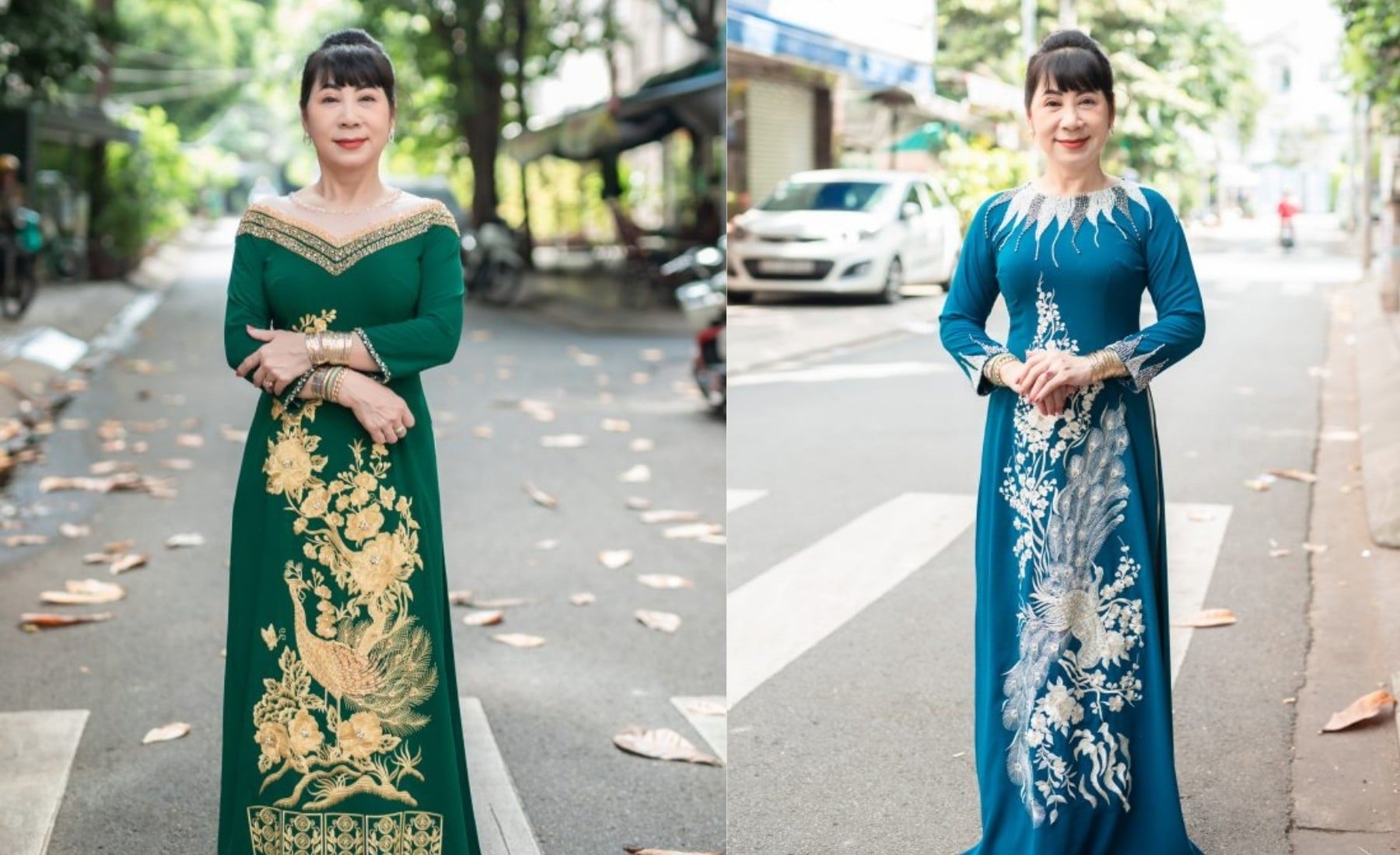 Bí quyết phối phụ kiện nâng tầm bộ áo dài tuổi 60