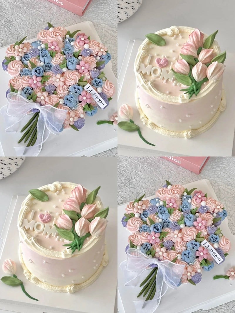 mẫu bánh kem 20 10