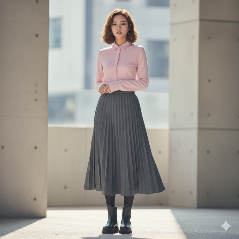 Mặc áo màu hồng phấn