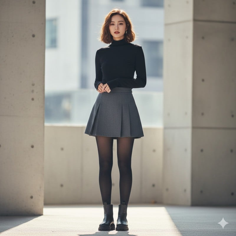 Kết hợp với áo màu đen