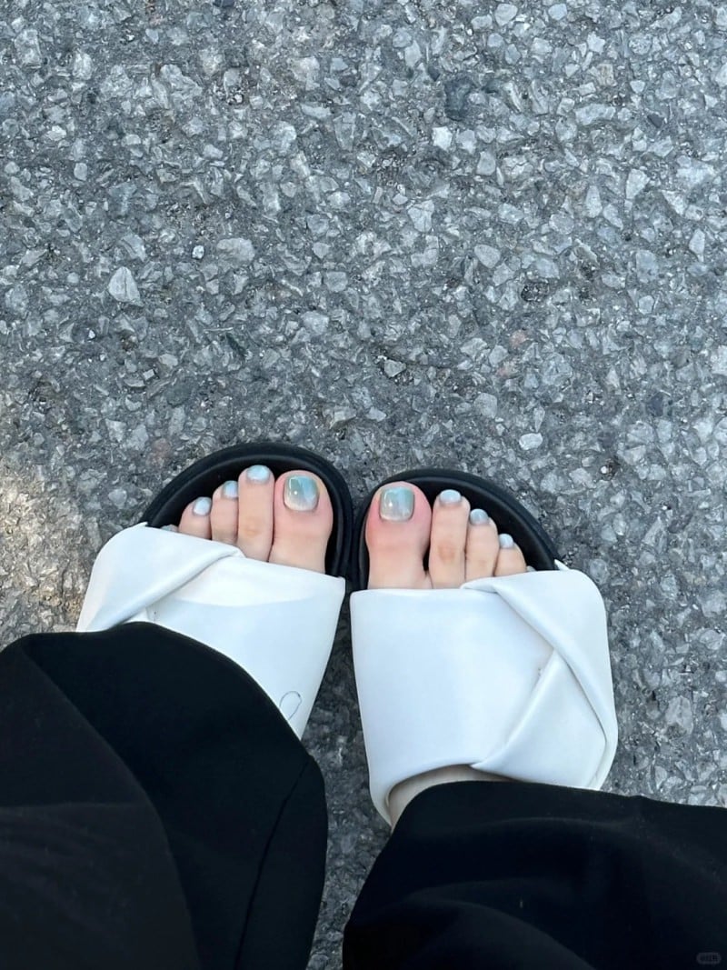 mẫu móng chân đẹp