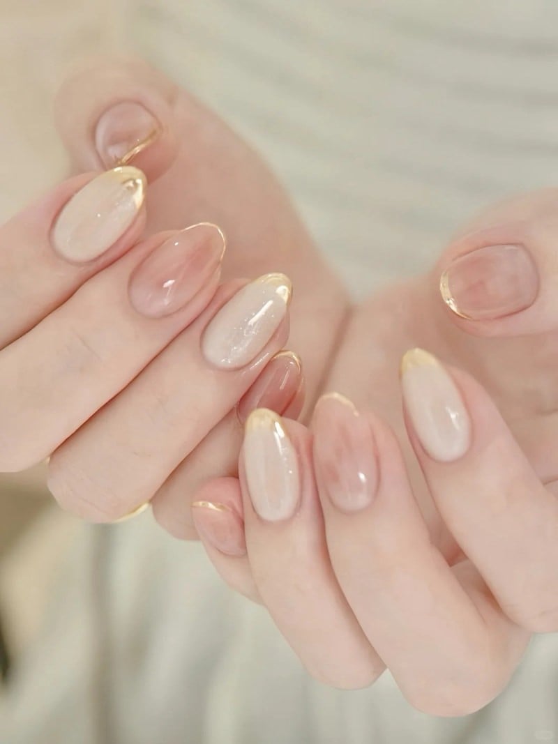 mẫu nail cô dâu