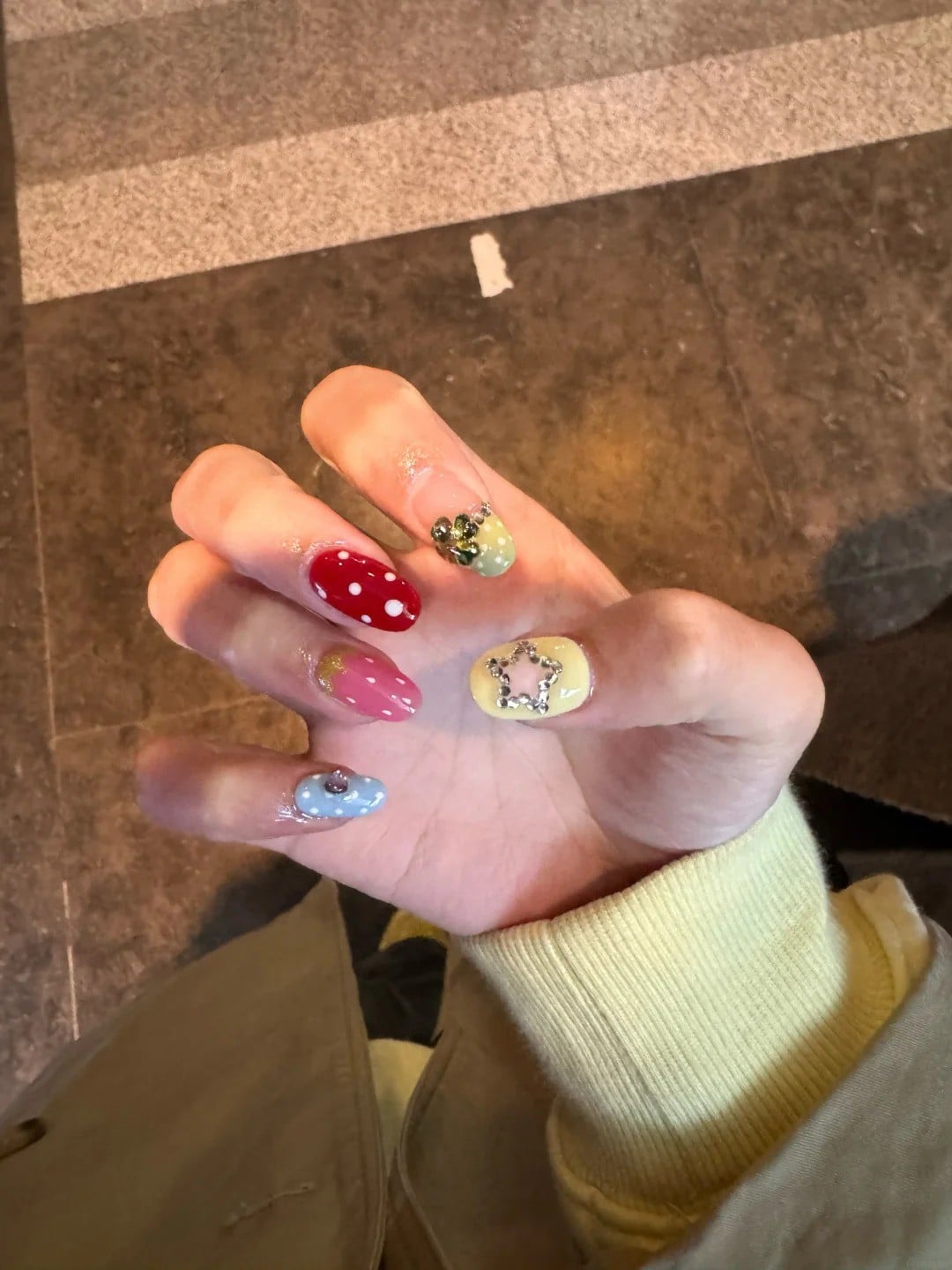 mẫu nail dễ thương