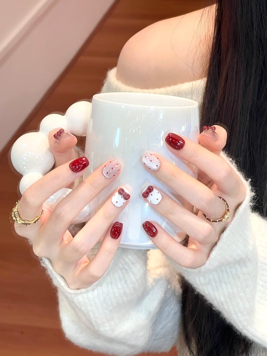 mẫu nail dễ thương