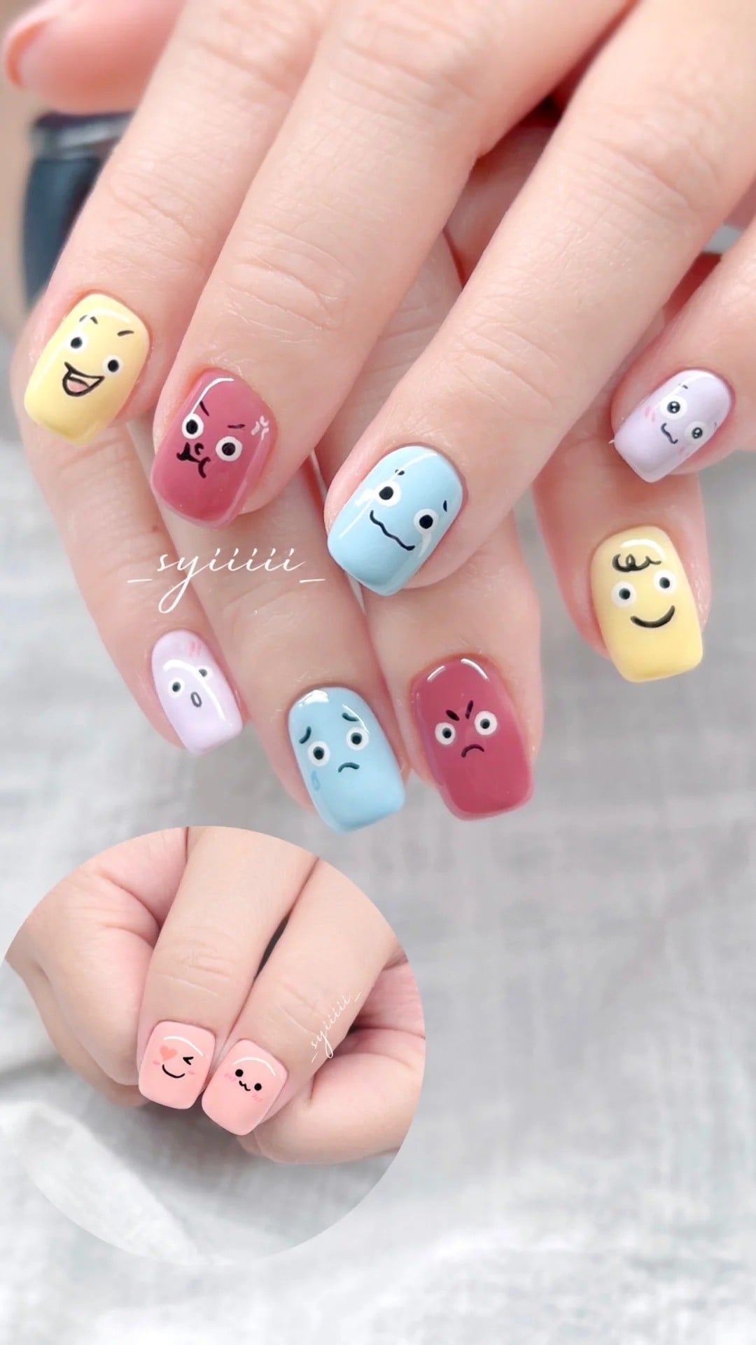 mẫu nail dễ thương