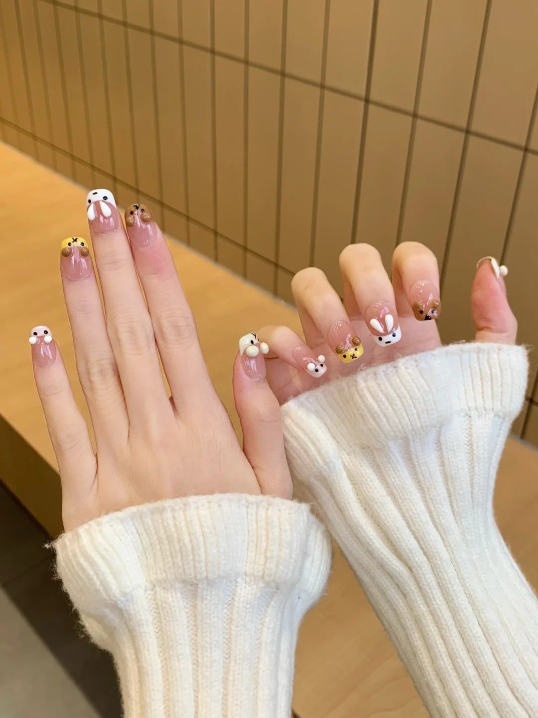 mẫu nail dễ thương
