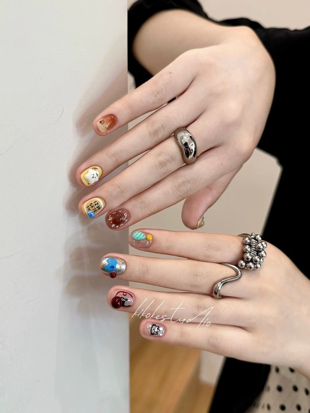 mẫu nail dễ thương