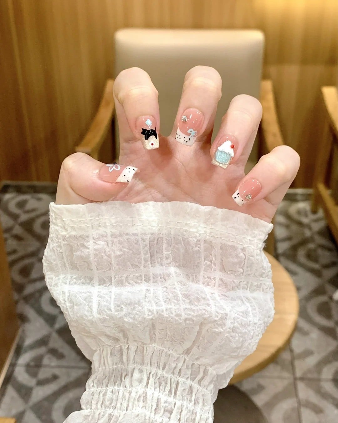 mẫu nail dễ thương