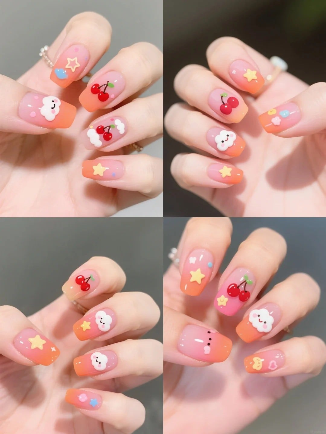 mẫu nail dễ thương