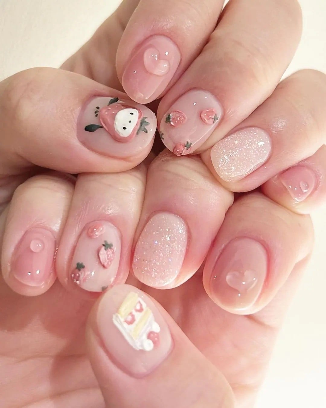 mẫu nail dễ thương