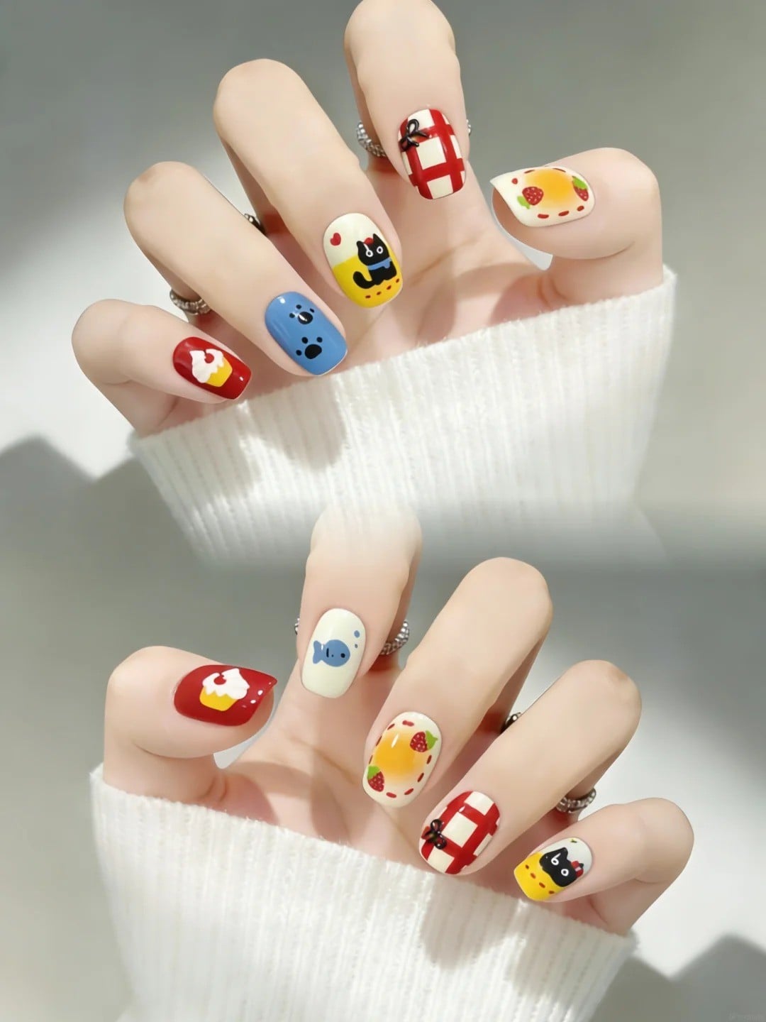 mẫu nail dễ thương